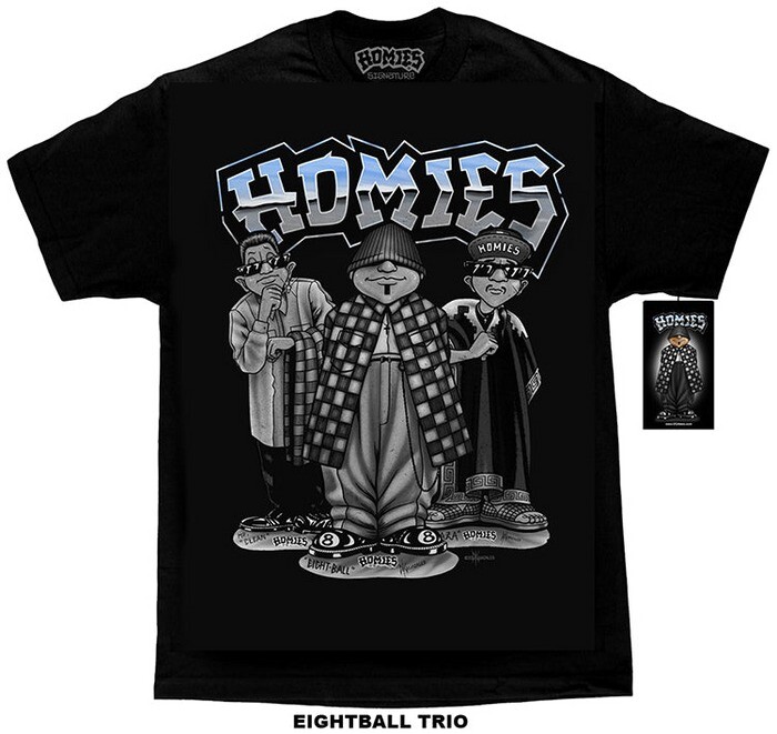 HOMIES SIGNATURE - EIGHTBALL TRIO - Men's MAX HWT Tee | eBay HOMIES SIGNATURE - EIGHTBALL TRIO - Men's MAX HWT Tee | eBay