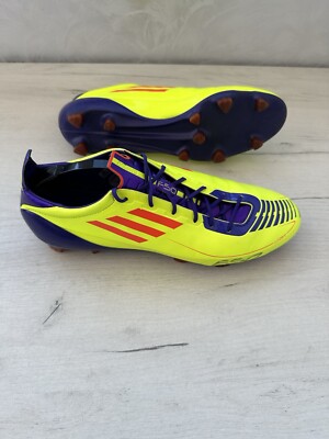 Adidas F50 Adizero FG Synthetic Football Soccer Cleats Yellow Rare
