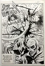 ORIGINAL HORROR BOARD EDIFUMETTO EDIPERIODICI ELVIFRANCE SPLASH TITLE PAGE