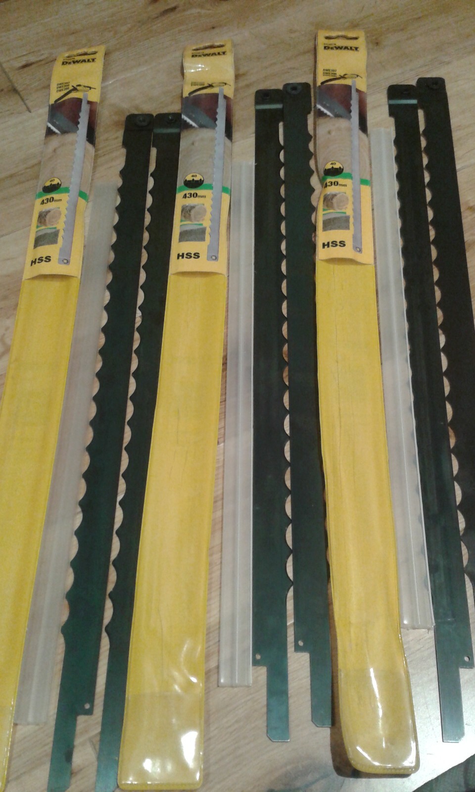 dewalt alligator saw blades x 3 hss hemp insulation dwe397 dwe398