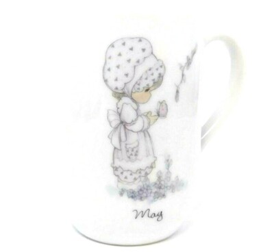 A Precious Moments Coffee Mug Tea Cup Vintage 1984 May Poem on Reverse Nice!
