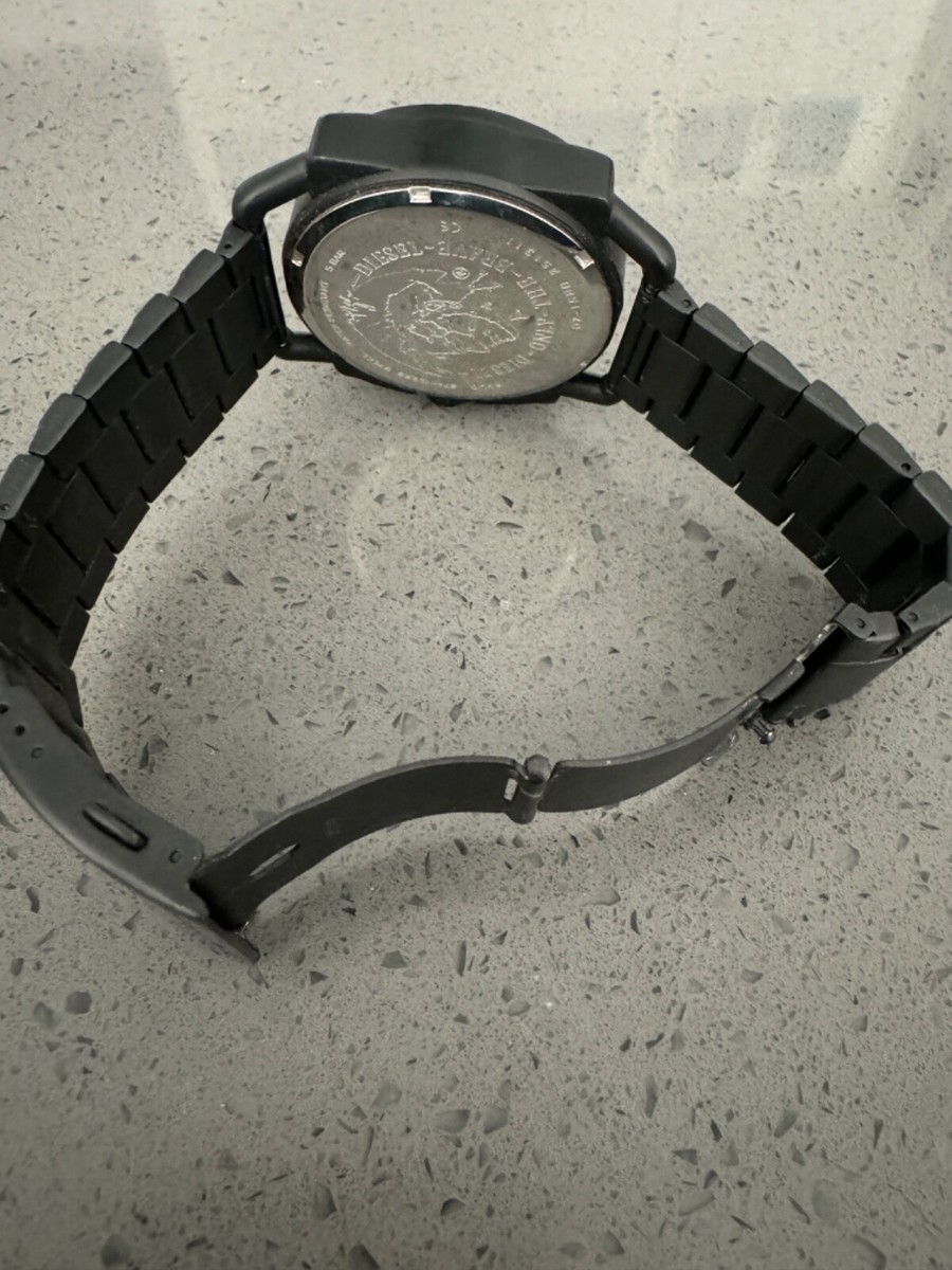 Diesel Men's Descender Black Dial Black Stainless Steel Watch
