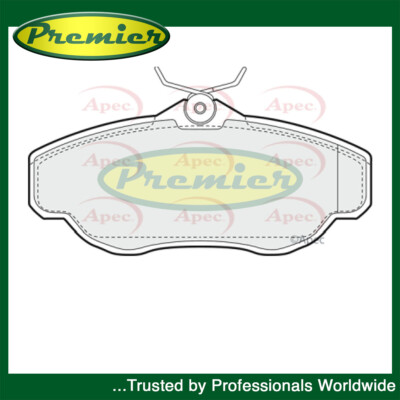 Premier Front Brake Pads Set Fits Land Rover Discovery 1998-2004 Range 1994-2002