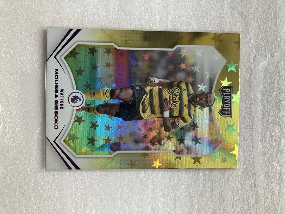 2021-22 PANINI CHRONICLES MOUSSA SISSOKO PLAYOFF PURPLE ASTRO WATFORD #78 - Image 3 of 4