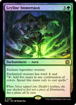 1x NM FOIL Leyline Immersion MTG MOM: The Aftermath SV