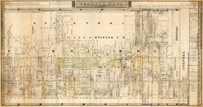 1839 Russian-Language Timeline Atlas of World History Wall Poster Home School