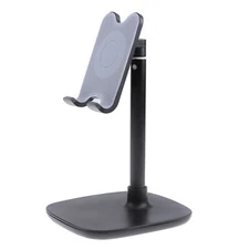 Black Adjustable Cell Phone Stand Desk Dock Mount Holder For iphone ipad 