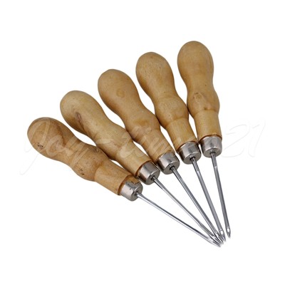 5x Handwork Sewing Awl Stitcher Shoe Repair Tool for Leather DIY Sewing Repair