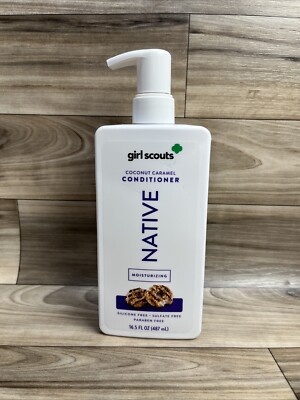 New Native Girl Scouts Moisturizing Conditioner Coconut Caramel 16.5 oz new