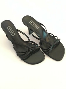 black slide on heels