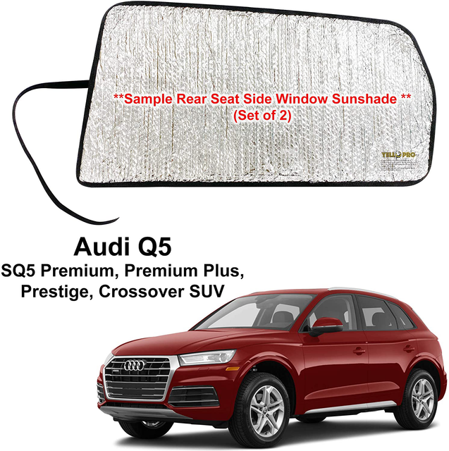 Side Window Rear Seat Sunshades Custom Fit for 2018-2020 ...