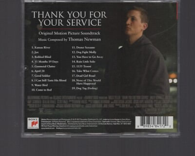 Thank You for Your Service CD Original Movie Soundtrack