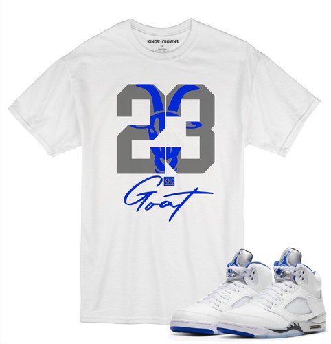 Tee to match Air Jordan Retro 5 Stealth 