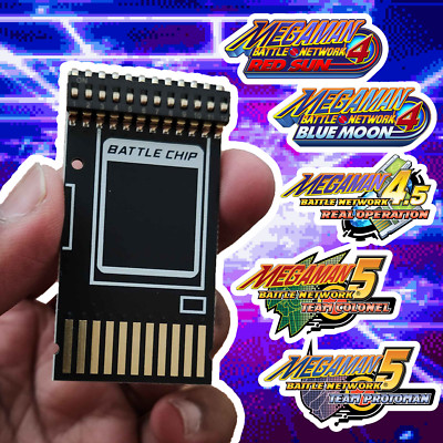 MegaMan Battle Network / Rockman.EXE - 4/4.5/5 - Gold Plate DIP Chip All-in-one!