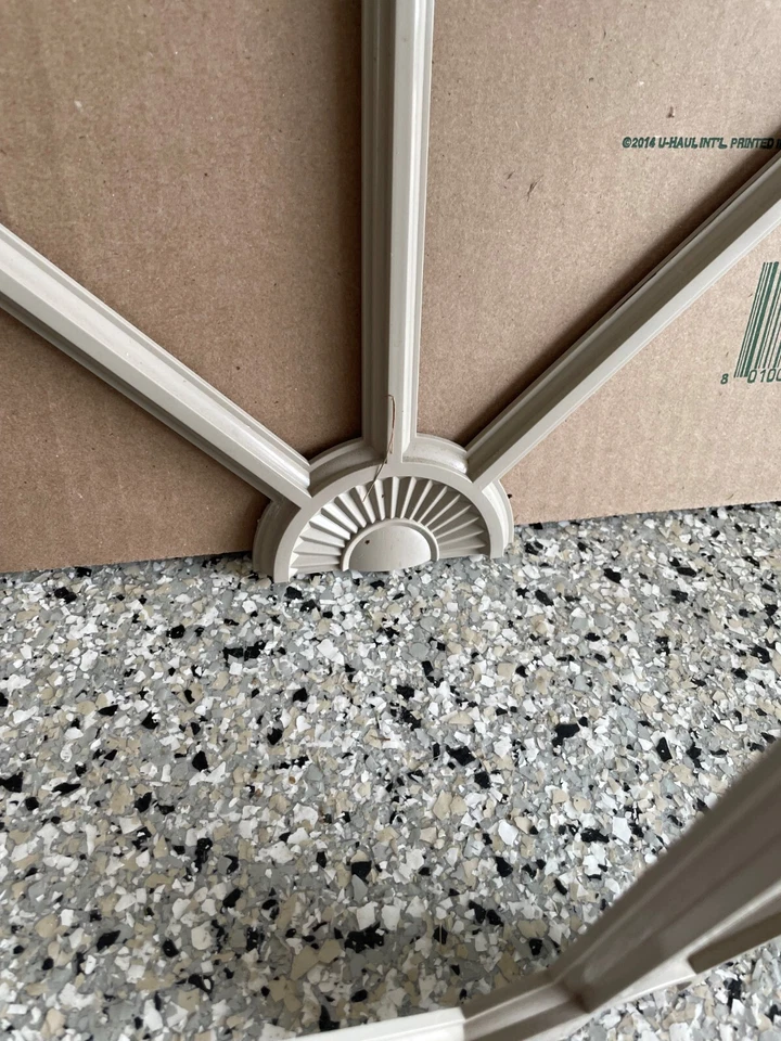 Rejilla de ventana Andersen - Serie 400 - Forma de media luna - 26 de alto ~ 36 de ancho Foto 3 de 3