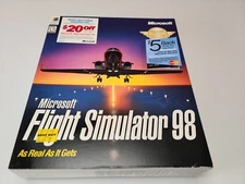 Microsoft Flight Simulator 98 PC Game CIB