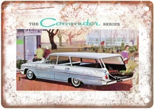 Old 1961 Mercury Commuter 4-Door Station Wagon Ad Retro Look Metal Sign A11783