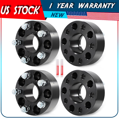 4 Pcs 2'' 5x4.5'' 5x114.3mm 12MX1.25 Wheel Spacers 66.1mm For Nissan Murano 14-24