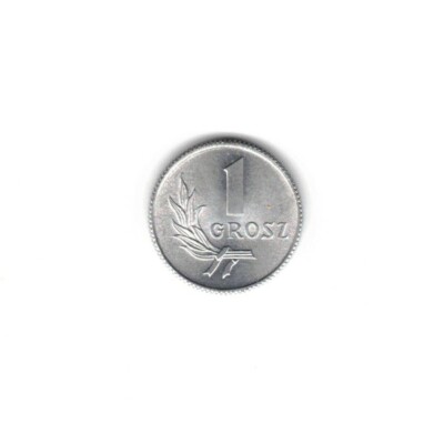1077.　エラー？　1949年　ポーランド　1グロッシェン　アルミニウム Poland 1949 Uncirculated --1 grosz Coin, 108,401 | eBay