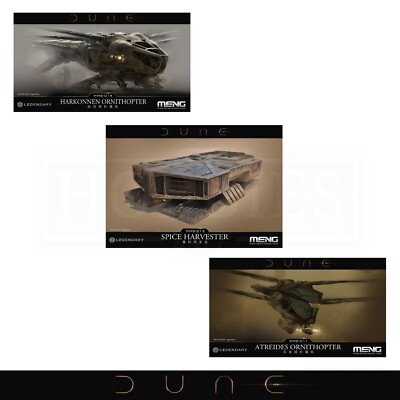 Dune Meng Modellbausätze Atreides Ornithopter Gewürzroder Harkonnen Ornithopter