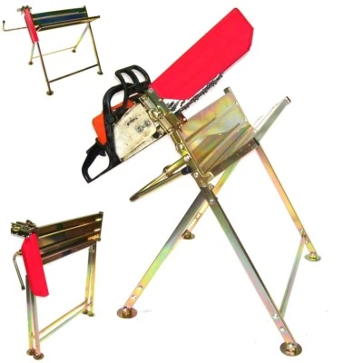 Kettensägebock Sägebock 06062 Benzin Elektro Kettensäge Sägehilfe Holz Säge Bock