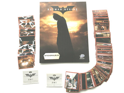 Batman Begins (2005) Leeralbum + kompletter Satz ,Upper Deck ,RAR