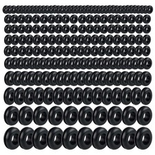 200 Pcs Rubber Grommet Kit Wire Grommets Assortment Kit for Wiring Hole Plugs