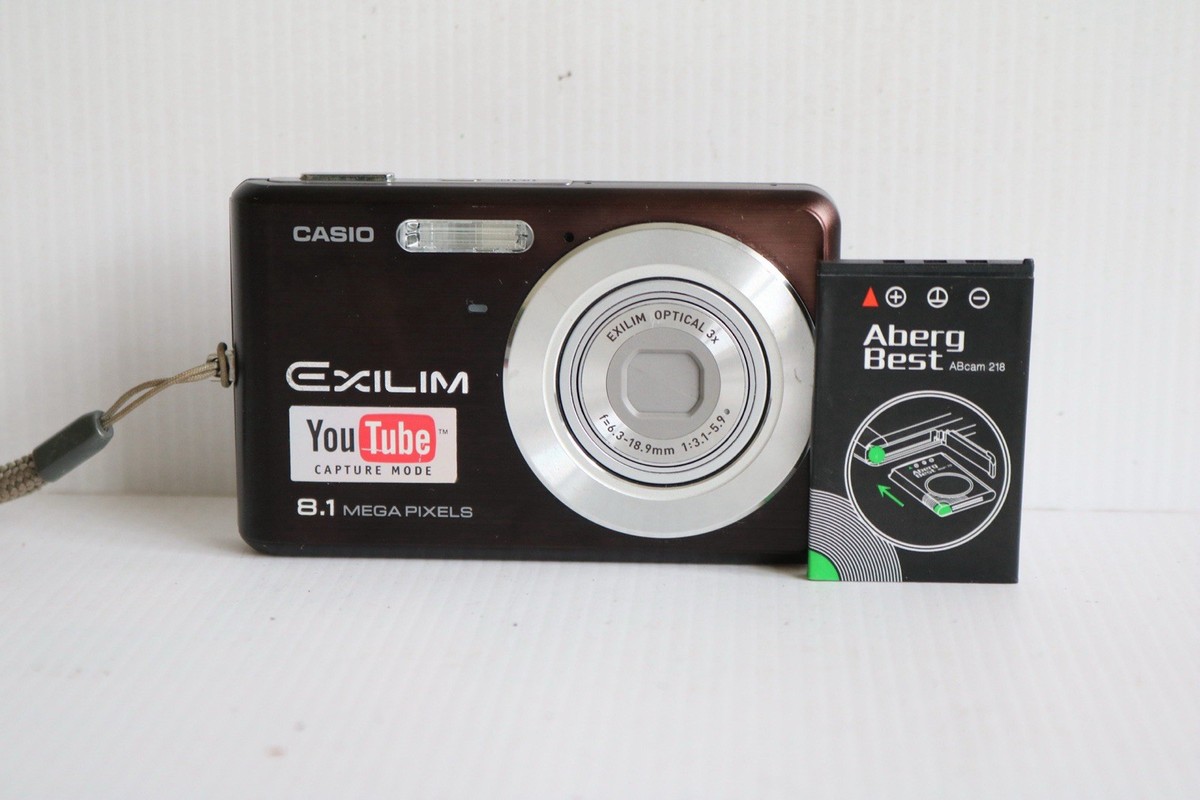 Casio Digital Camera Exilim EX-Z8 8.1MP Black Tested - Tested - No