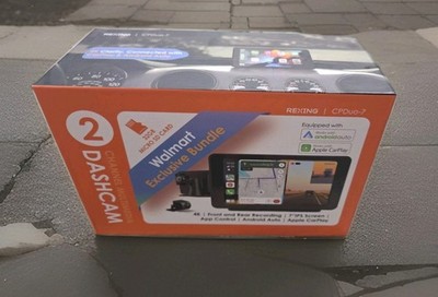 REXING CPDUO-7 4K Front / Rear Recording 7'' IPS Screen App Control Dash Cam NIB