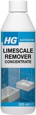 HG Limescale Remover Concentrate, Sink, Tap, Glass & Toilet Cleaner, Bathroom