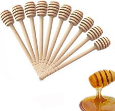 50 piezas de madera para cucharón de miel palo para coleccionar dispensación por goteo mermelada portátil nosotros