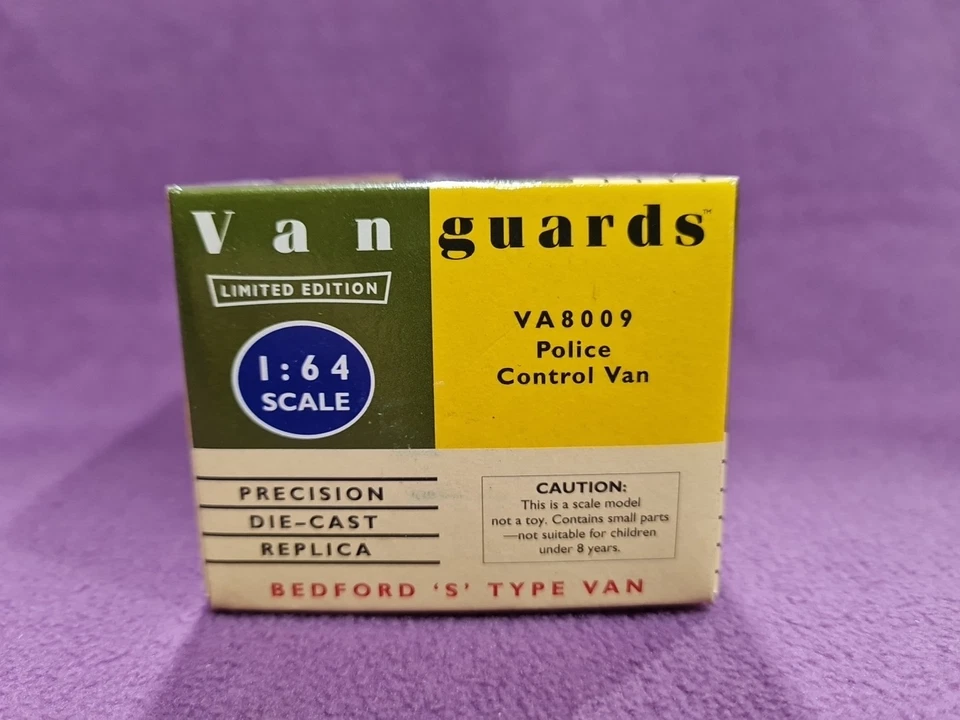 VANGUARDS VA 8009  CAMION BEDFORD S TYPE VAN POLICE CONTROL SCALA 1:64 - Immagine 2 di 4
