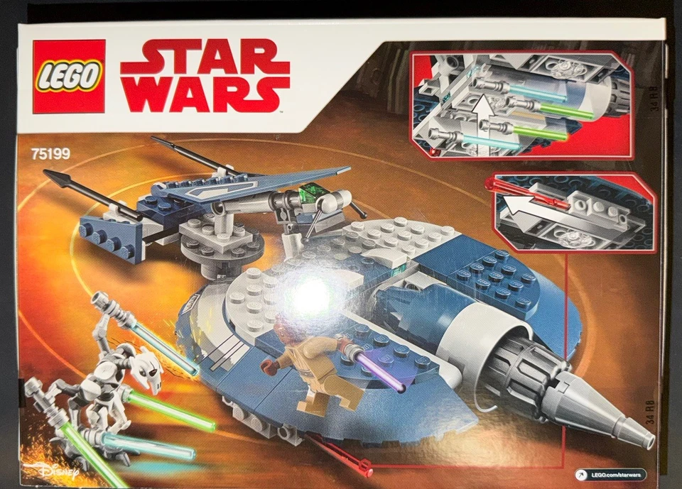 LEGO Star Wars: General Grievous' Combat Speeder (75199) w/Mace Windu - SEALED! - Image 2 of 2