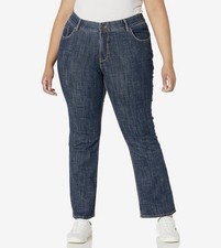 Riders by Lee No Gap Waist Boot Cut Jeans Women's High Rise Plus Size 26W