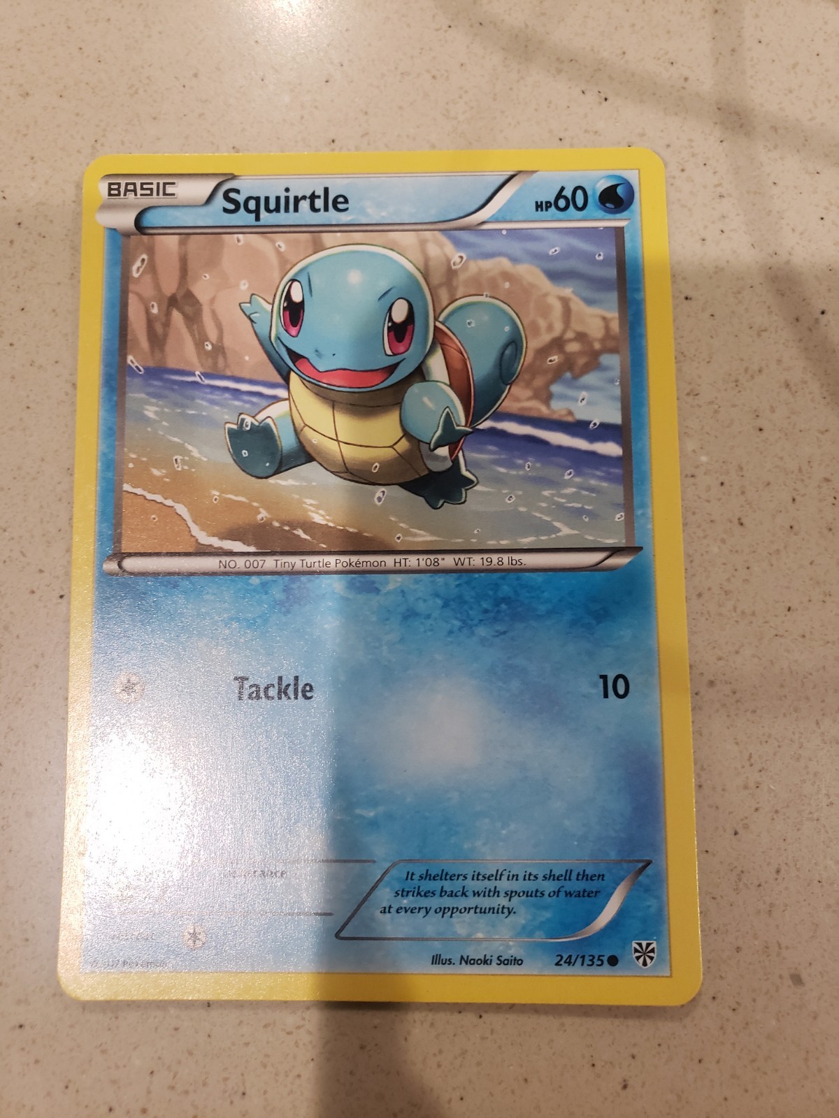 Squirtle 24/135 Common Plasma Storm Pokémon Card NM