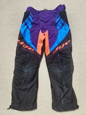 Dye RE series paintball pants medium 32-36 - purple blue orange - rare ~2012ish