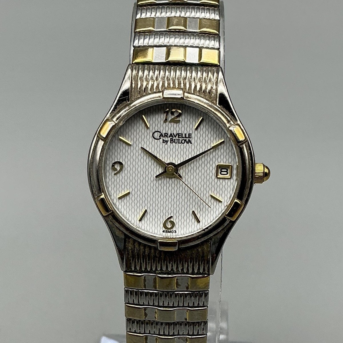 Caravelle By Bulova Womens Watch 24mm Two Tone Date 4BM03  display picture 1