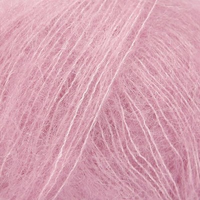 DROPS flauschiges Mohair Kinder Seide Strickgarn Wolle 2-fädig Lace Brushed Haze 210m 25g