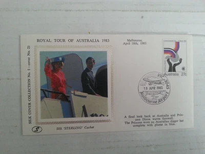 ROYAL TOUR AUSTRALIA 1983 PRINCESS DIANA CHARLES Commemorative Event COVER no.21 - Image 1 of 2