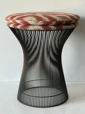 WARREN PLATNER VINTAGE MID CENTURY MODERN BRONZE STOOL KNOLL EAMES MILLER CHAIR