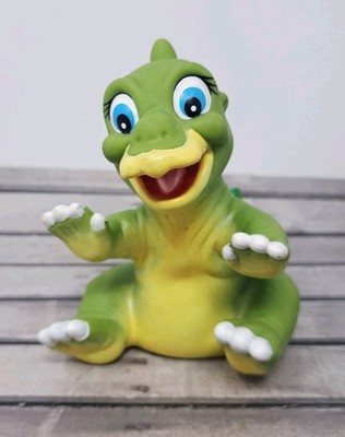Land Before Time Pizza Hut Hand Puppets DUCKY 1988 Toys Rare Saurolophus Dino