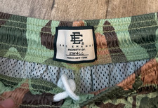 Eric Emanuel Camouflage Mesh Athletic Shorts Men's Size S Drawstring