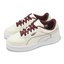 Puma Ca Pro Canvas Beige Red Men Unisex Lifestyle Casual Shoes 403234-02