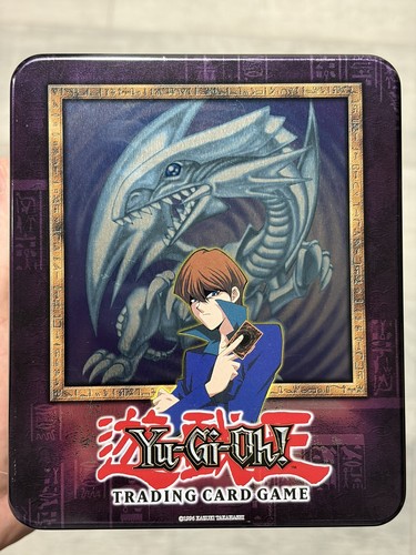 Yu-Gi-Oh 2003 Collectible Tin Kaiba Blue-Eyes White Dragon Empty Tin Only