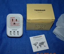 TESSAN European Travel Adapter TS-161-EU, New In Box