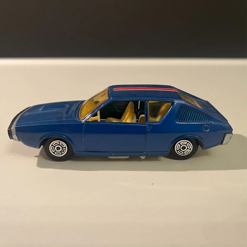Renault 17 ts modellino 1:37 auto, macchinina, vintage anni 70 modellismo - Immagine 3 di 4