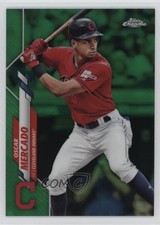 2020 Topps Chrome Green Refractor 78/99 Oscar Mercado #182 sy5