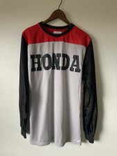 Vintage Hondaline Honda Jersey Shirt Mens Medium Red White Motocross 80s