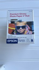 Epson Premium Glossy Photo Paper 4" Roll New in Box One 1 Roll - 4 Inch