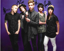 * THE SUMMER SET * signed 8x10 photo * BOOMERANG * LIGHTNING IN A BOTTLE * COA *